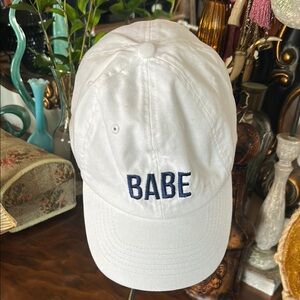 SWISH White BABE Cap Hat UNISEX
